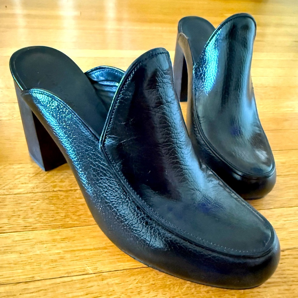 RACHEL COMEY ALTHEA HEEL IN BLACK SIZE 8